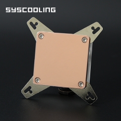 Syscooling Micro Channel GPU Core Area Cooling Block VG12 with LED light line