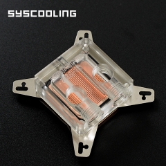 Syscooling Micro Channel GPU Core Area Cooling Block VG12 with LED light line
